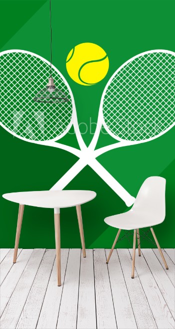 Bild på elegant tennis button
